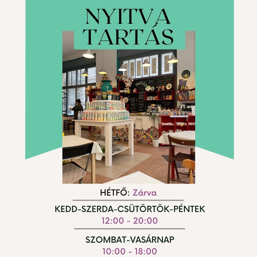 Nyitva tartás MadeByYou Budapest