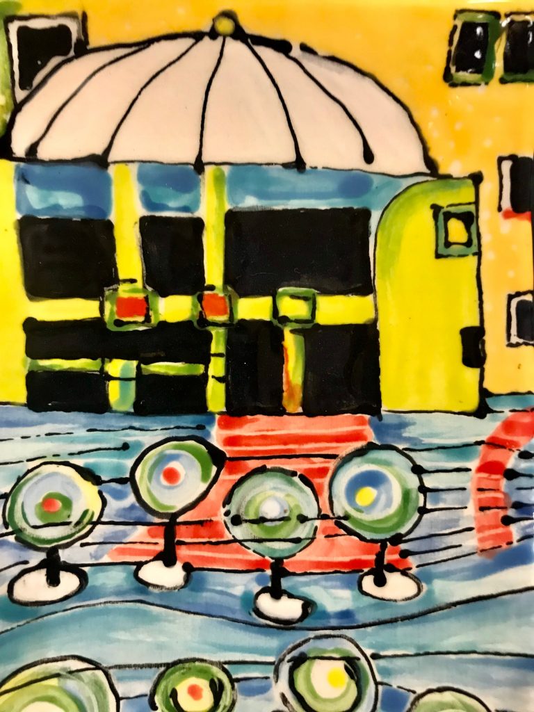 Hundertwasser kerámiafestő foglalkozás - MadeByYou Budapest