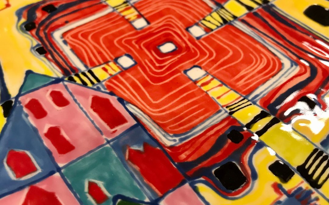 Hundertwasser-ihlette kerámiafestő foglalkozás – 2023. február 23.