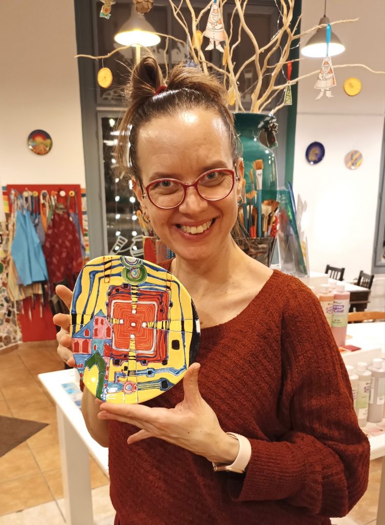 Hundertwasser kerámiafestő foglalkozás - MadeByYou Budapest